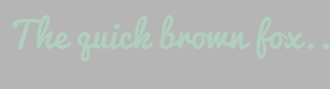 Image with Font Color B0CFBE and Background Color B5B5B5